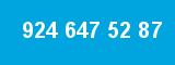 924 647 52 87 924 647 52 87